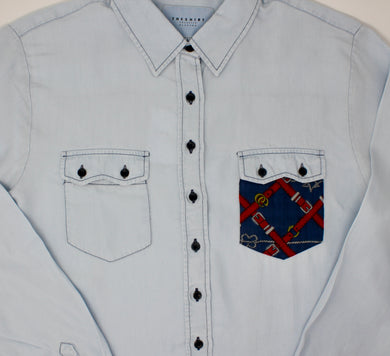 ADULT Nautical Denim Top