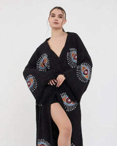 Evil Eye Kimono Robe