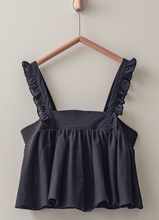 Load image into Gallery viewer, Ruffled Straps Crop Blouse