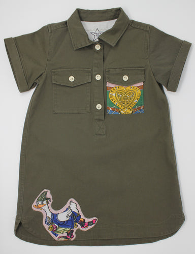 KIDS Mother Goose Patch Dress